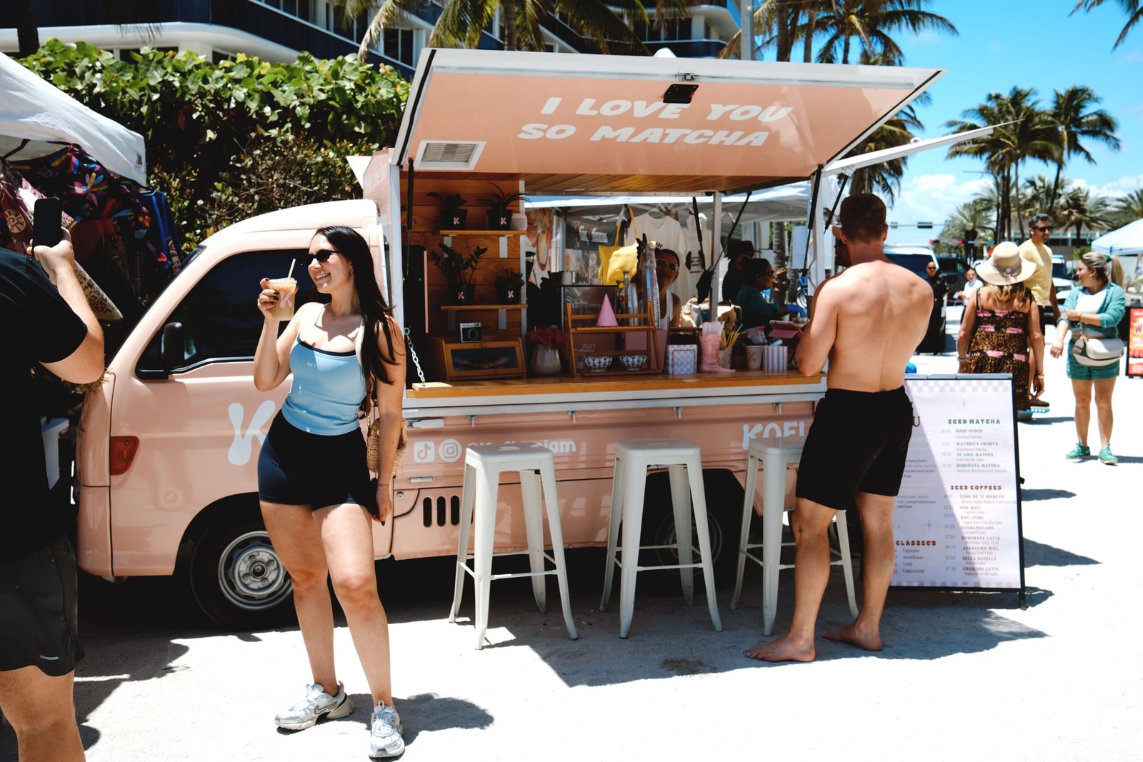 The Little Pink Truck Becoming Miami’s Most Charming Kofi Spot